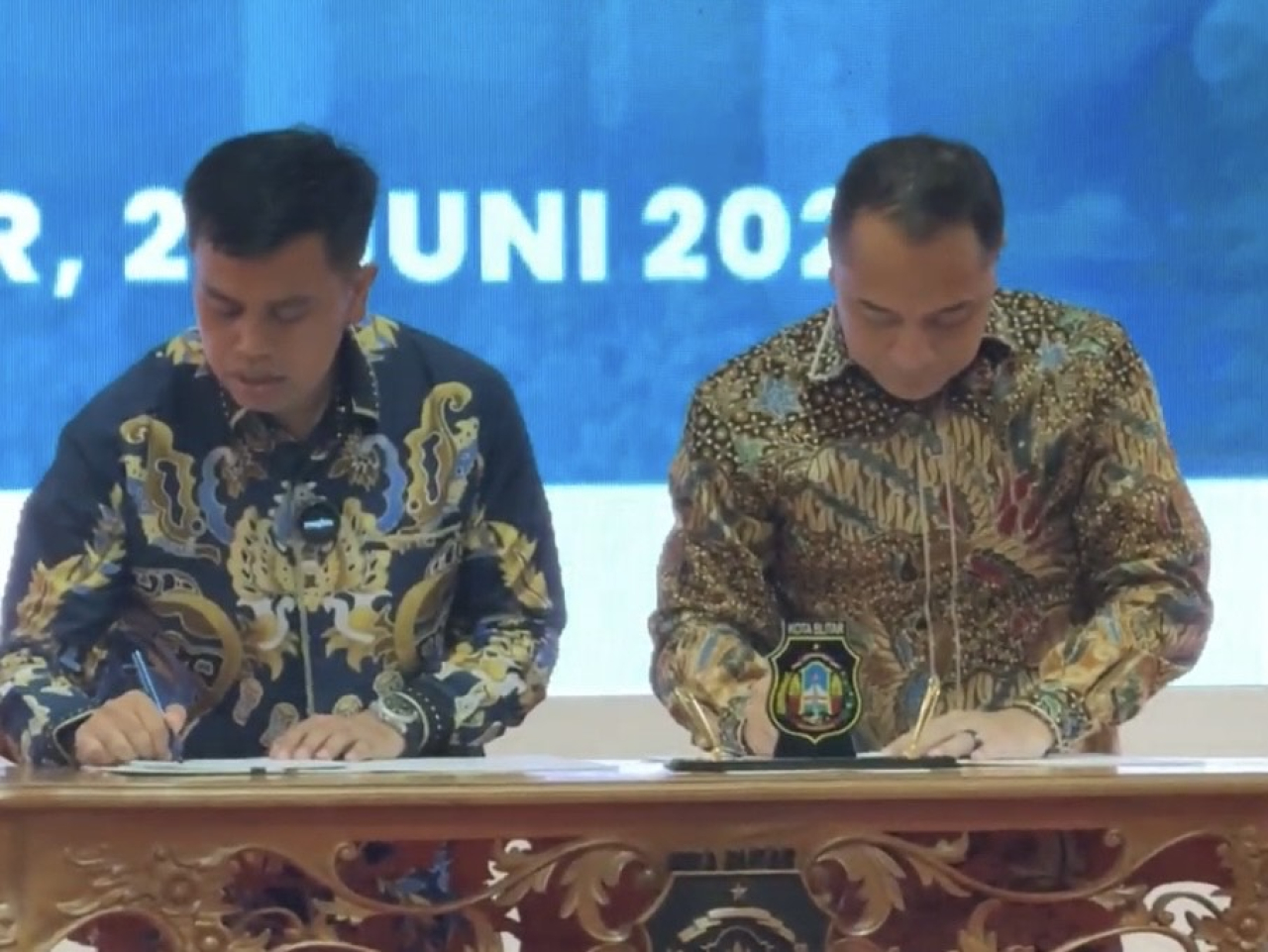 Sinergi Antar Daerah, Surabaya dan Blitar Teken MoU Komoditas Pangan