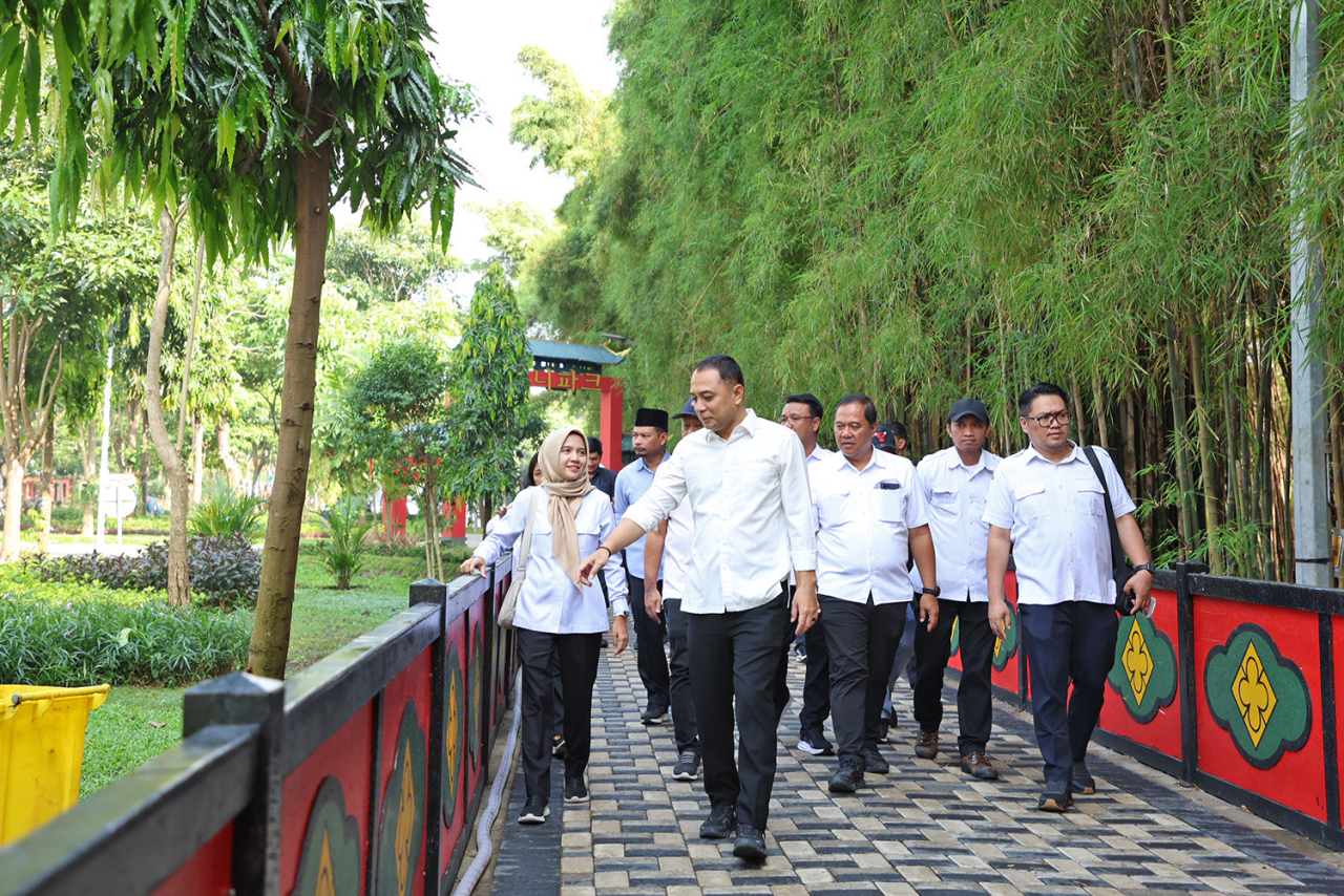Wali Kota Eri Cahyadi Launching Wajah Baru Taman Harmoni Keputih Awal Agustus