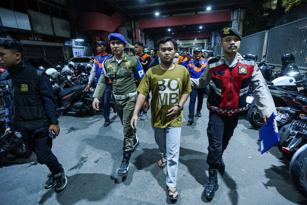 Terjaring Operasi Gabungan, 13 Jukir tak Resmi di Jalan Tunjungan Langsung Diamankan