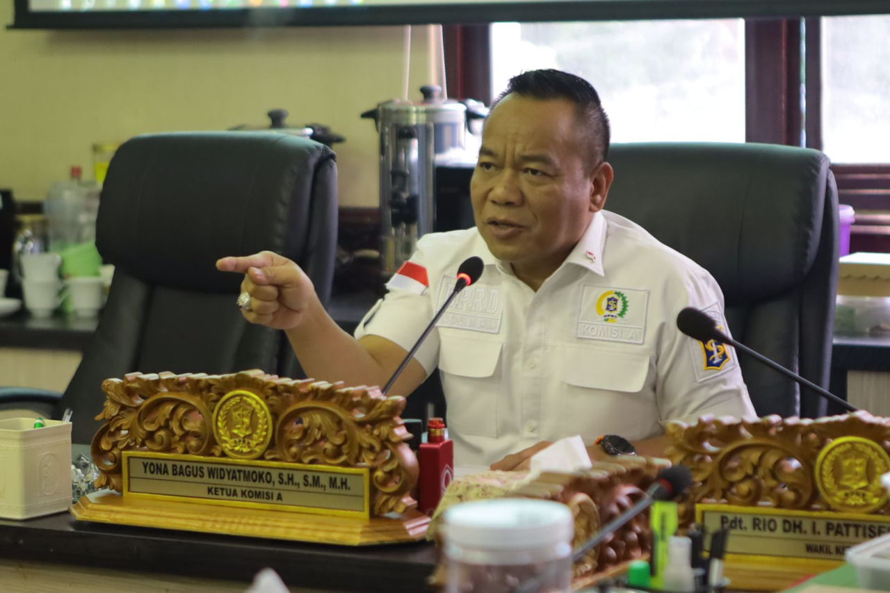 Ketua Komisi A DPRD Surabaya, Yona Bagus Widyatmoko