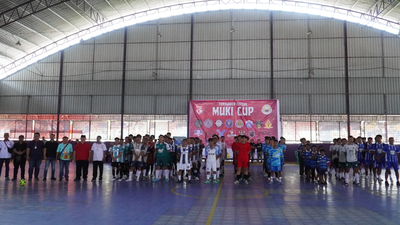 Turnamen Futsal MUKI Cup 1 di Lapangan Futsal Indoor Nisrina, Made, Surabaya