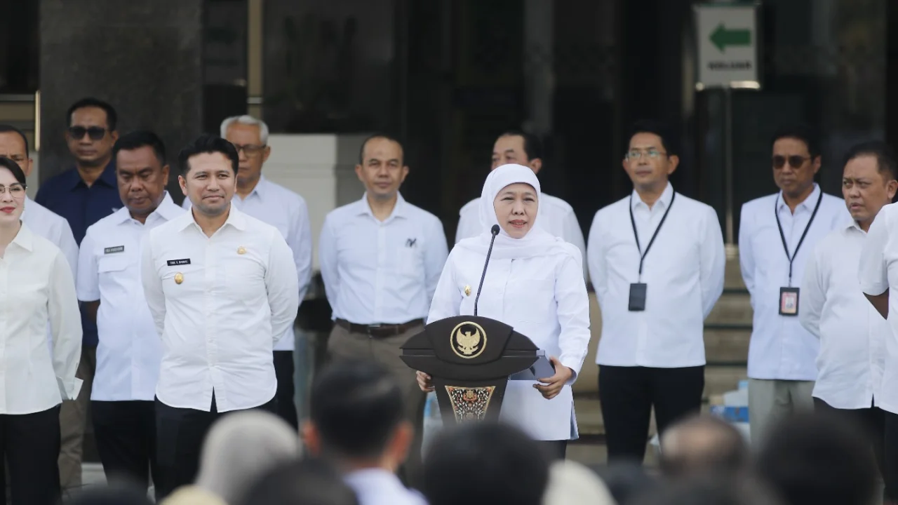 Gubernur Khofifah Terapkan WFH untuk ASN Pemprov Jatim Setiap Hari Rabu