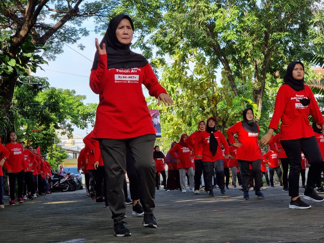 Senam SICITA, Kader-Kader PDIP Surabaya Pupuk Soliditas, Perkuat Basis Di Masyarakat