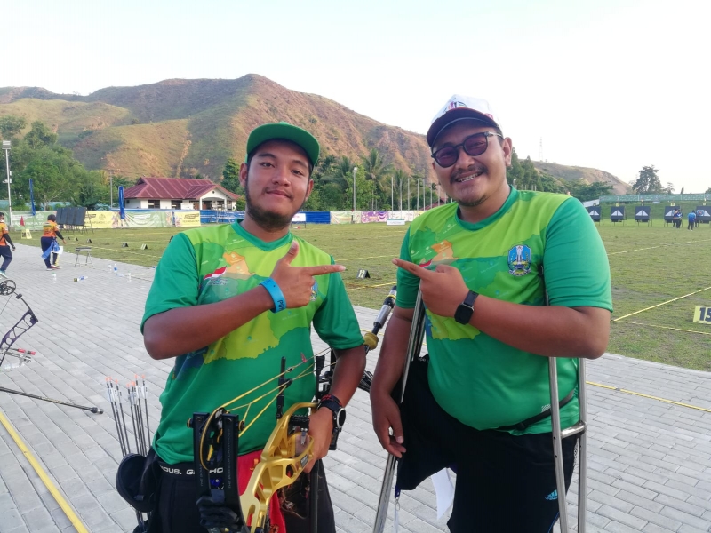 Peparnas Papua, Dua Pemanah Jatim Sukses Melangkah ke Babak Semi Final Compound Elite Putra