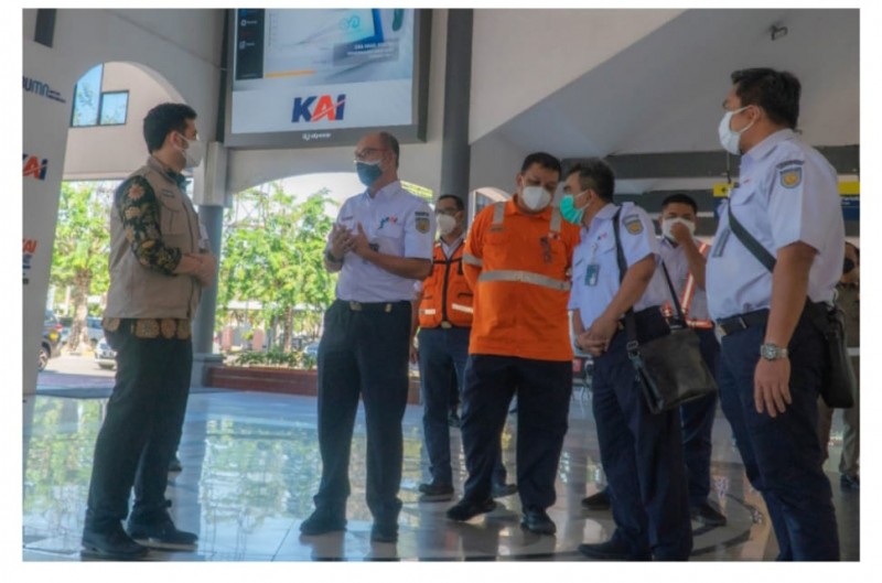 Wagub Emil Dardak Pastikan Sentra Vaksinasi Covid-19 di Tiga Stasiun segera Diterapkan