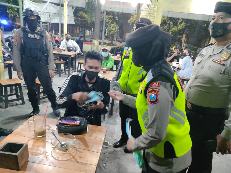Antisipasi Varian Omicron, Polda Jatim Gelar Patroli KRYD