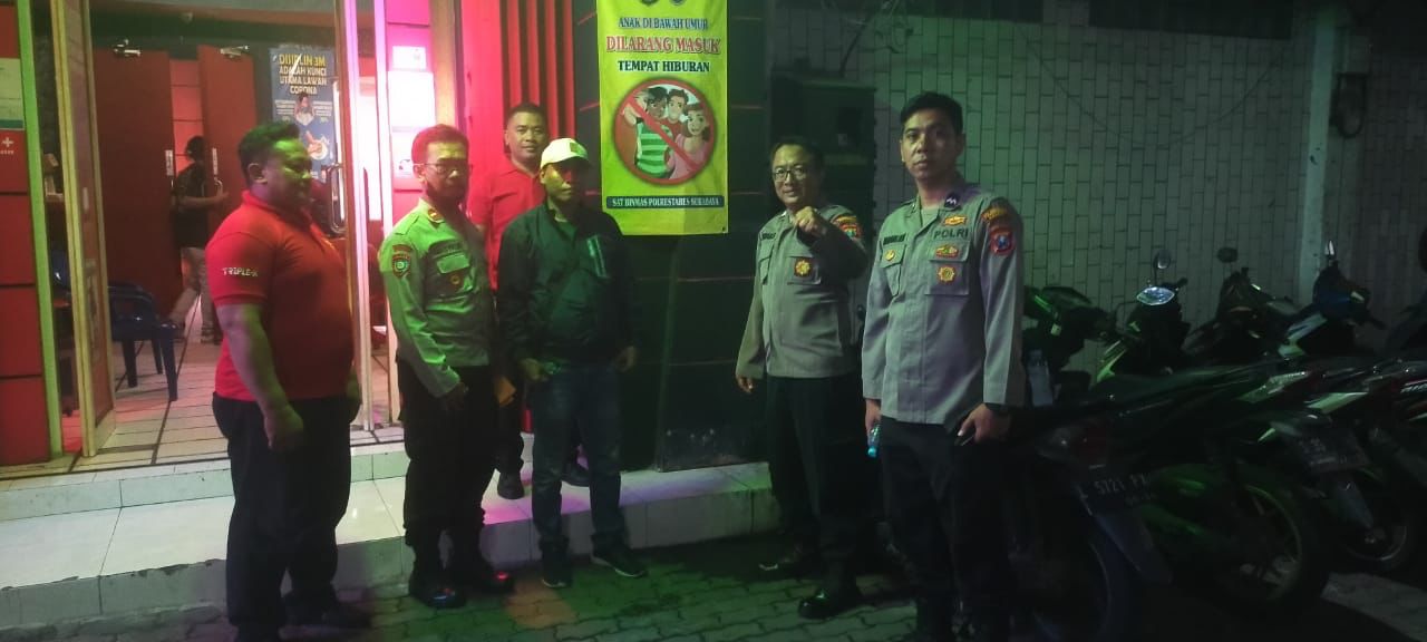 Cegah Anak Dibawah Umur Masuk, Sat Intel Polrestabes Surabaya Minta RHU Pasang Spanduk Himbauan