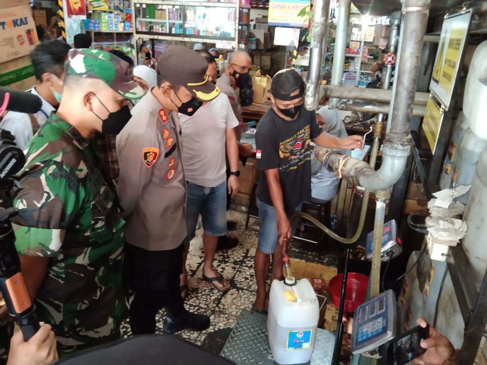 Polres Tulungagung Dan Kodim Tulungagung Periksa Distribusi Minyak Goreng Curah