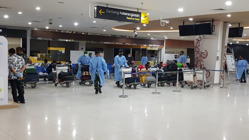 149 PMI dari Brunei Darussalam Lakoni Serangkaian Prosedur Karantina