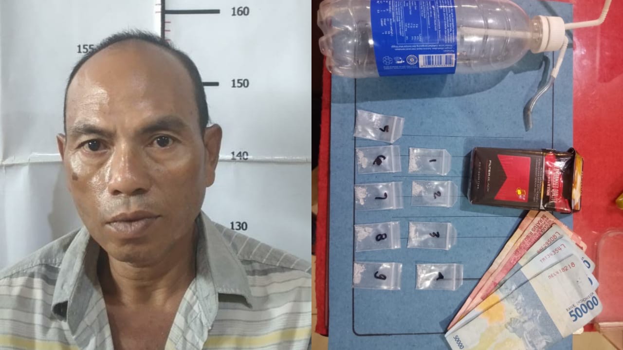 Residivis Pengedar Ini Ditangkap Dalam Gubuk Saat Tertidur Pulas