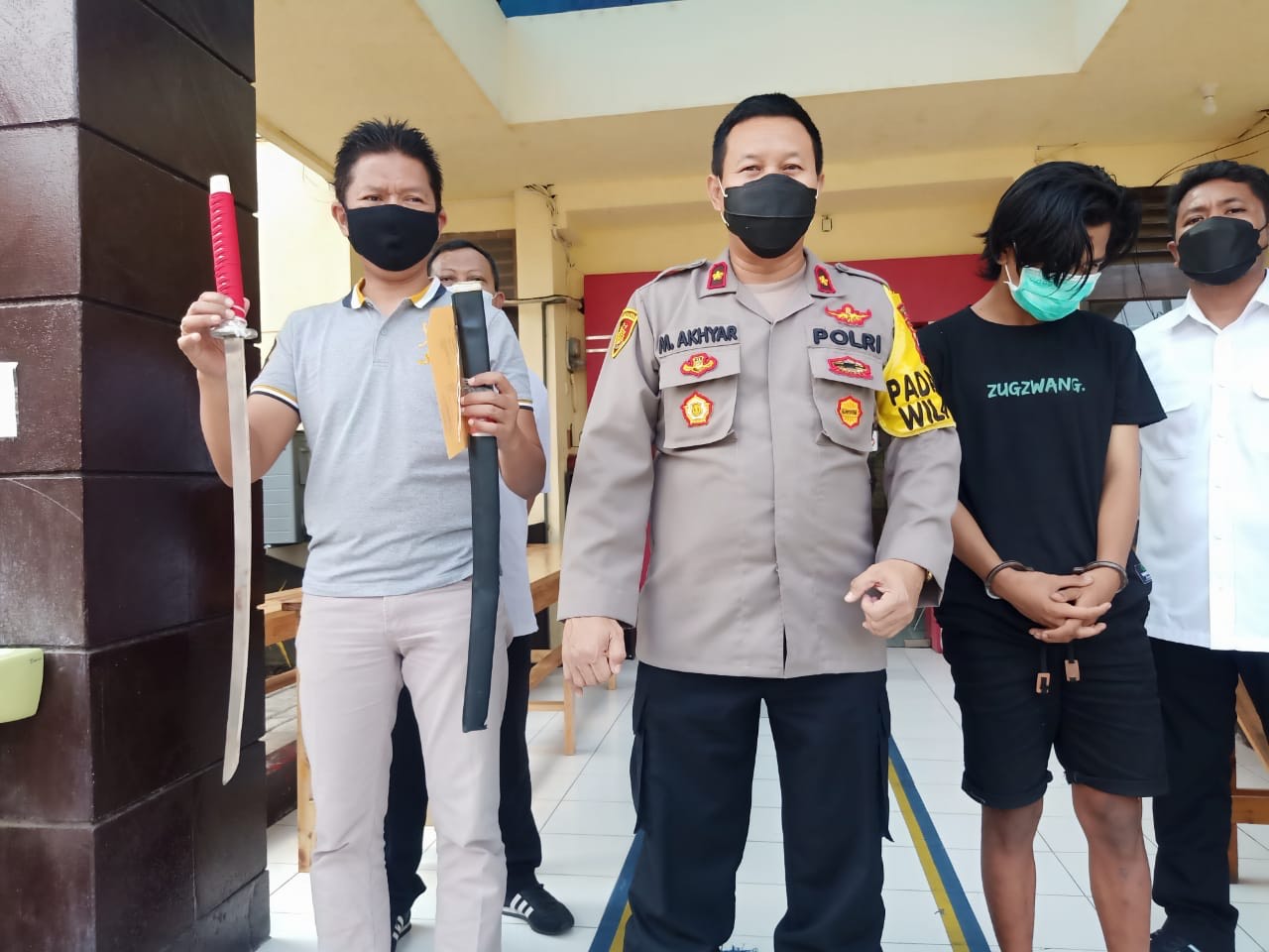 Amankan Pelaku Tawuran, Polisi Tangkap Satu Pelajar Bawa Samurai