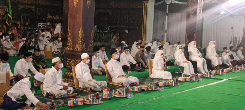 Puncak Peringatan HUT Provinsi Jawa Timur ke-76, Salawat Bergema di Pendopo Kabupaten Jombang