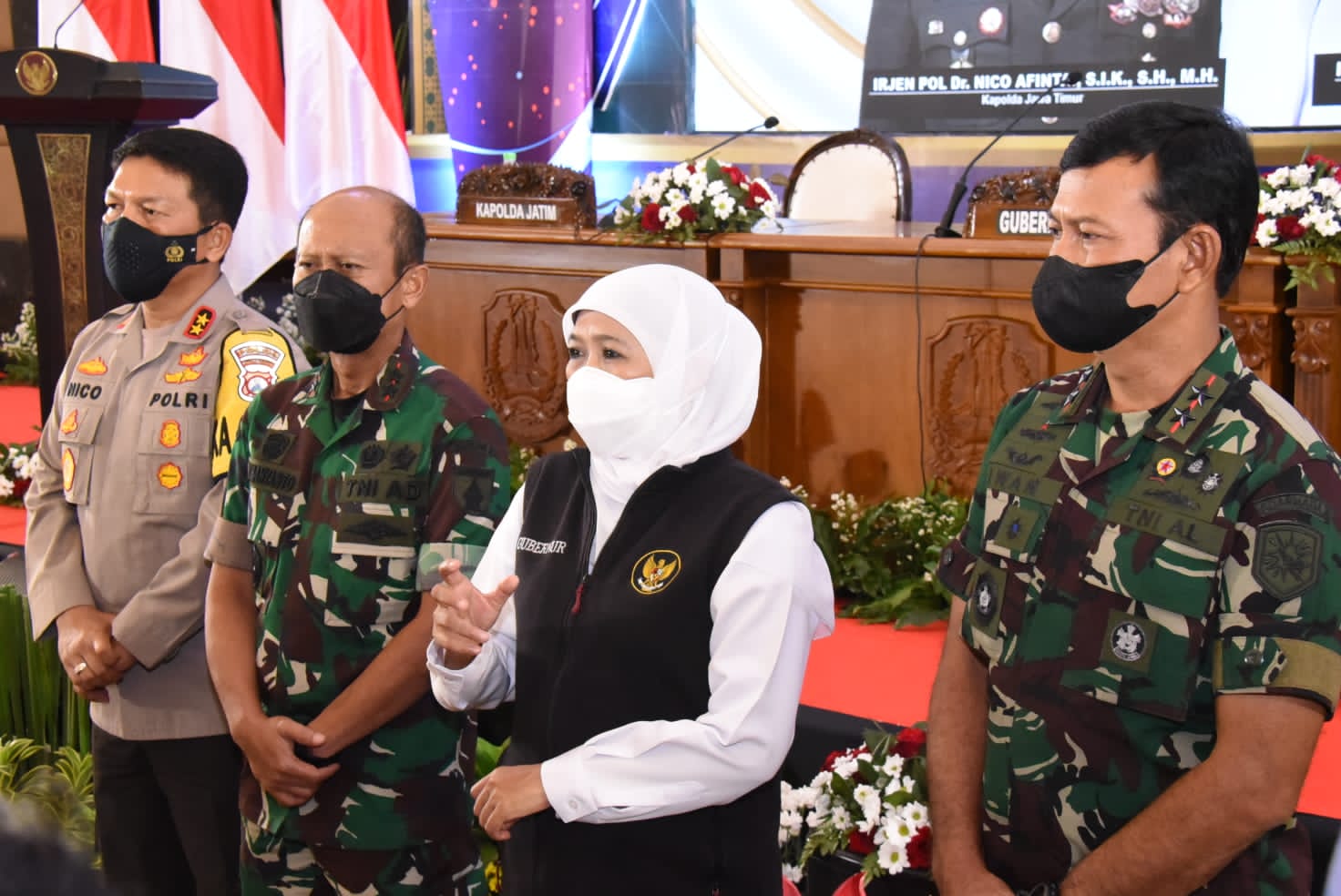 Layani Pemudik Lebaran, Forkopimda Jatim Dirikan Pos Pam, Pos Yan dan Pos Terpadu