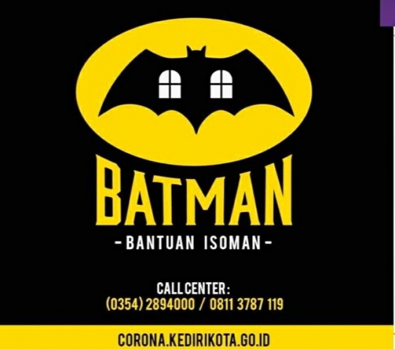 Bantu Warga Kediri Isoman, Yuk Simak Bagaimana Cerita si Jamal Menjelma jadi Batman