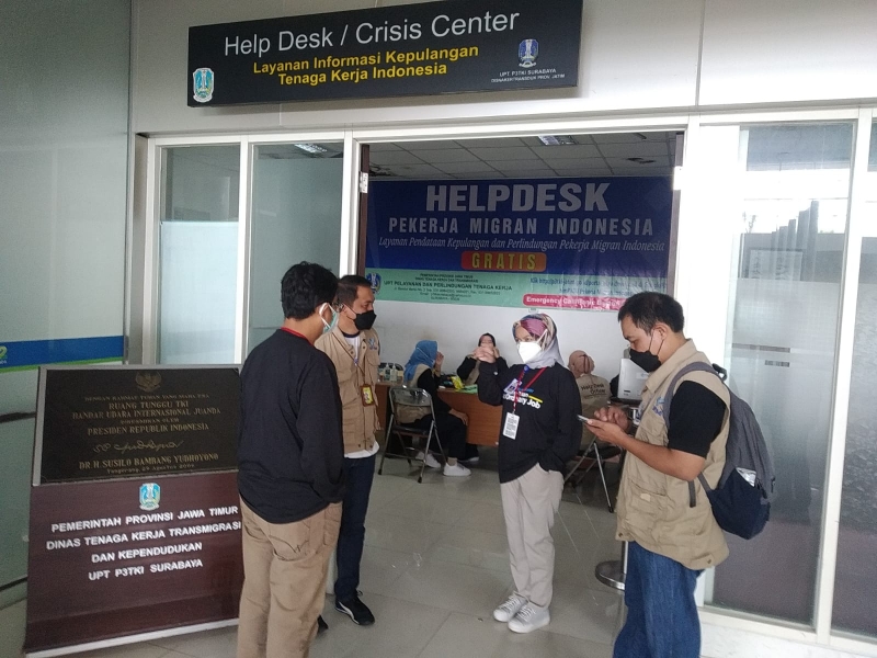 Mulai 22 Januari, Bandara Juanda Jadi Entry Point Kepulangan WNI/PMI/WNA