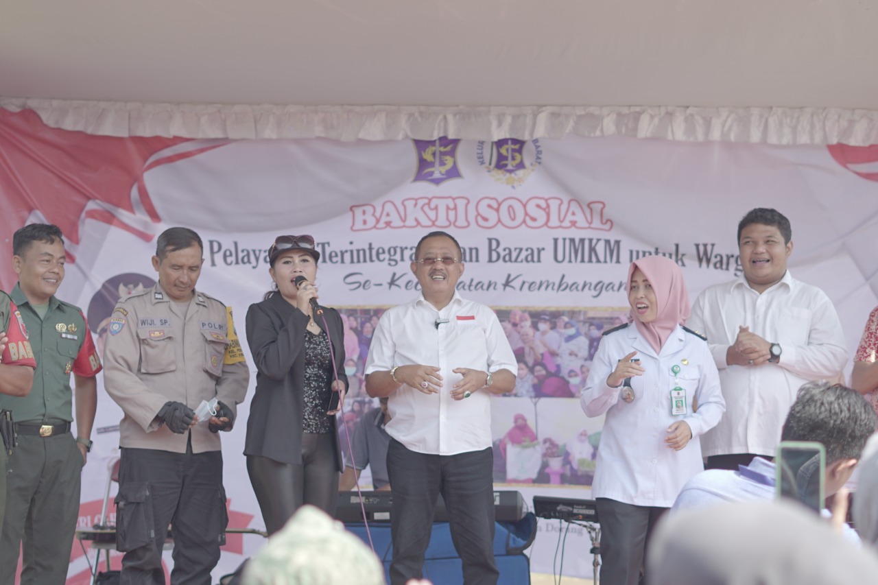 Hadiri Bakti Sosial Terintegrasi Kecamatan Krembangan, Wakil Walikota Armuji : Lebih Dekat Dengan Warga
