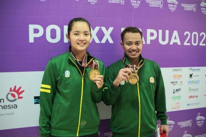 Tim Jateng Putuskan WO, Jatim Sabet Medali Emas Bulutangkis Ganda Campuran