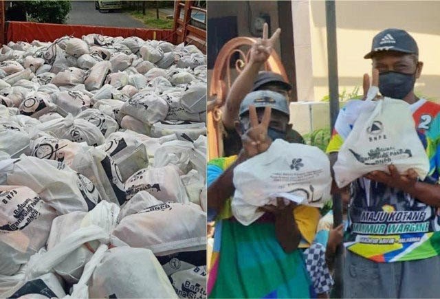 Heboh, 20 Ribu Paket Bansos Beraroma Kampanye Pilwali Surabaya