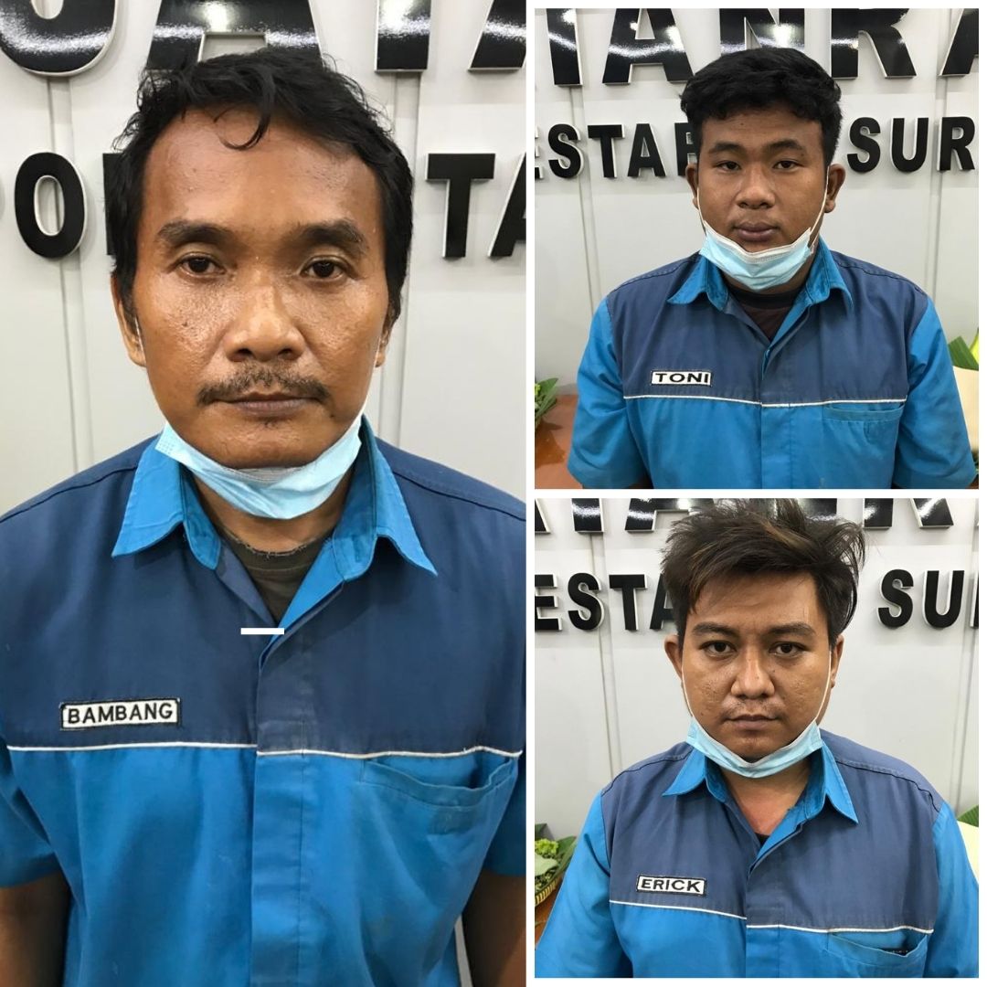 Tiga Pembobol Gudang di Simojawar Ditangkap