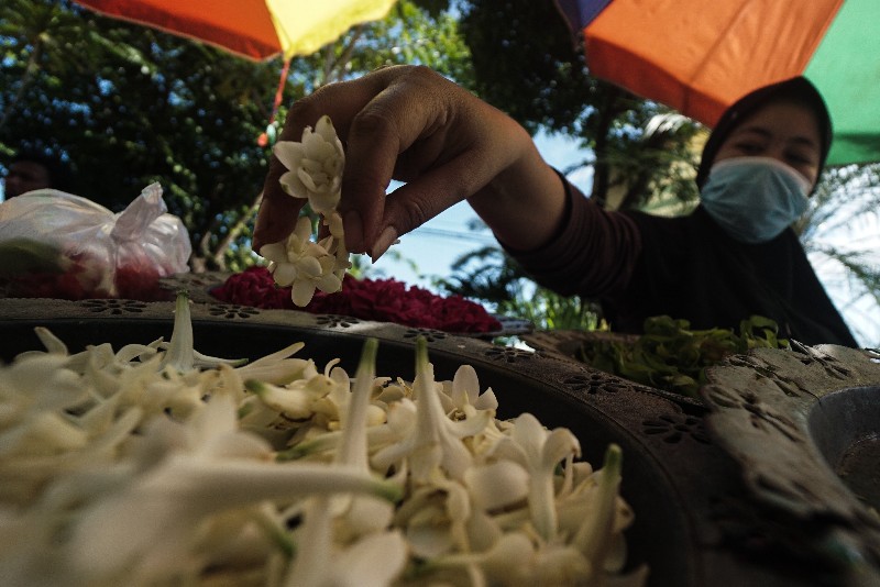 FOTO: Harga Bunga Tabur Meningkat
