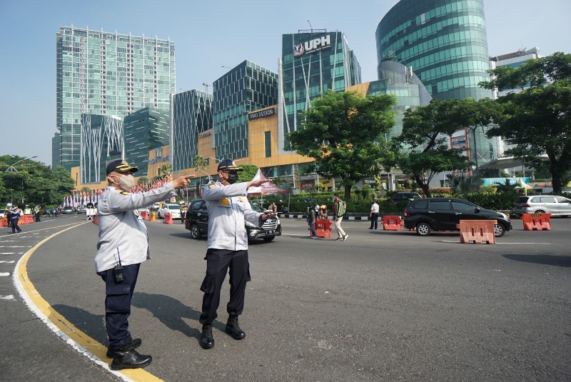 FOTO: Hari Pertama Penyekatan Larangan Mudik Lebaran