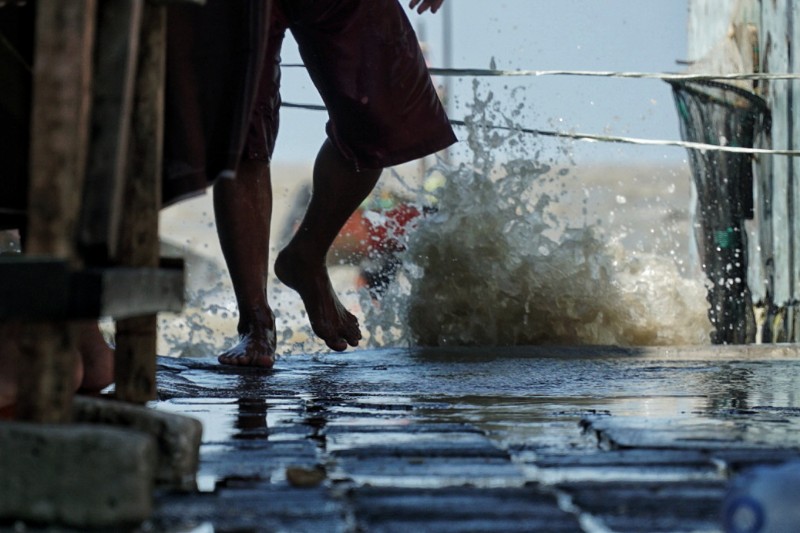 FOTO: Banjir Rob di Surabaya