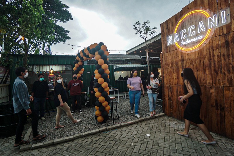 FOTO: Baccani Indonesia, Cafe Instagrameble Curi Perhatian Para Youtuber