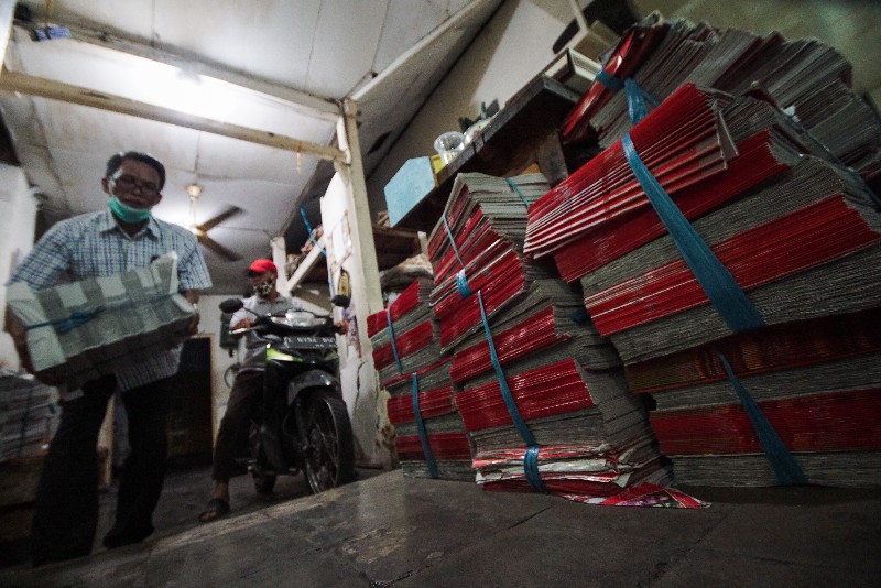FOTO: Proses Penyelesaian Majalah Panjebar Semangat Warisan Dr. Soetomo