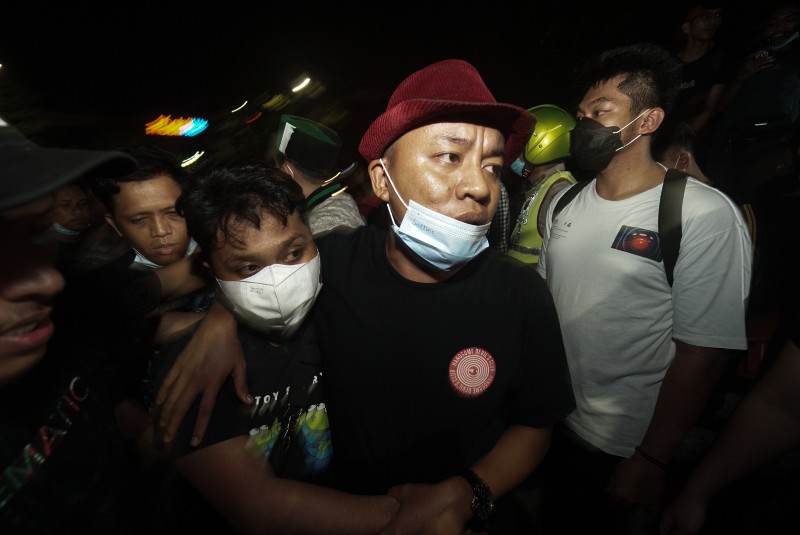 FOTO: HMI Asal Makasar Nekat Hadiri Kongres ke 32 di Surabaya