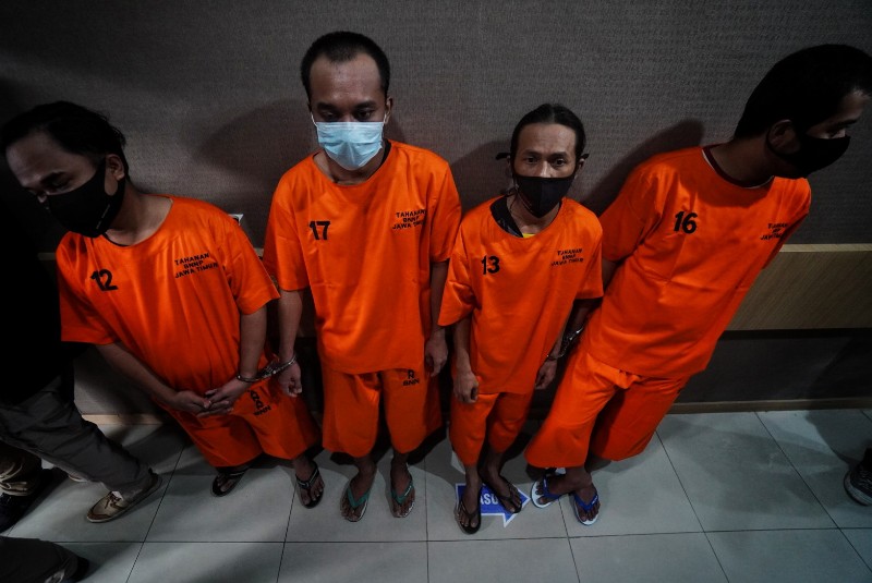 FOTO: BNNP Jatim Musnahkan Barang Bukti Sabu