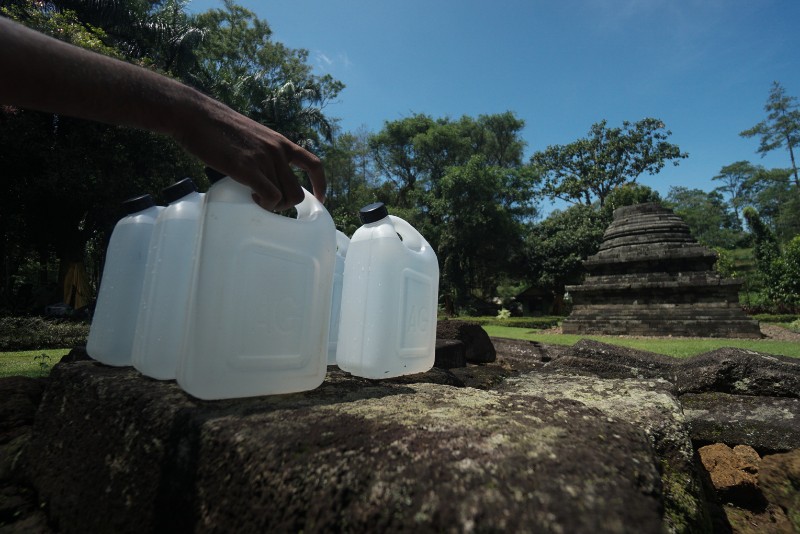FOTO: Candi Sumberawan, Stupa Penjaga Air Suci