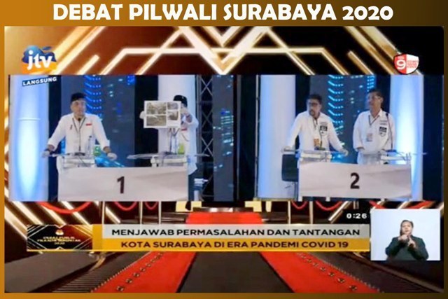 Debat Pilwali, Pengamat Poltik: Skor Eri-Armudji 80, MA-Mujiaman 78