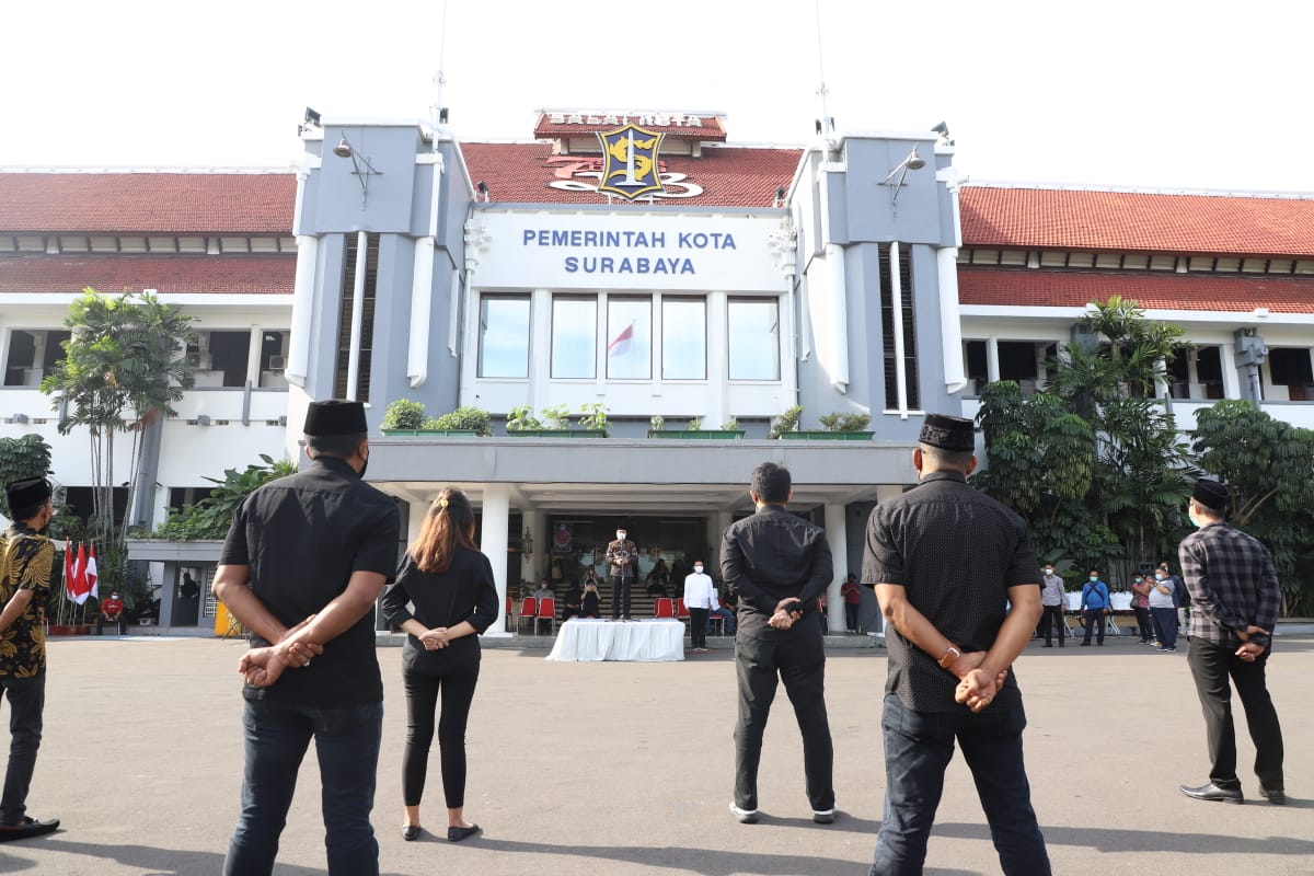 Pemkot Surabaya Tangani Covid-19 dengan Cara Gotong-royong, Begini Catatan Pakar Komunikasi dan Ketua DPRD Surabaya