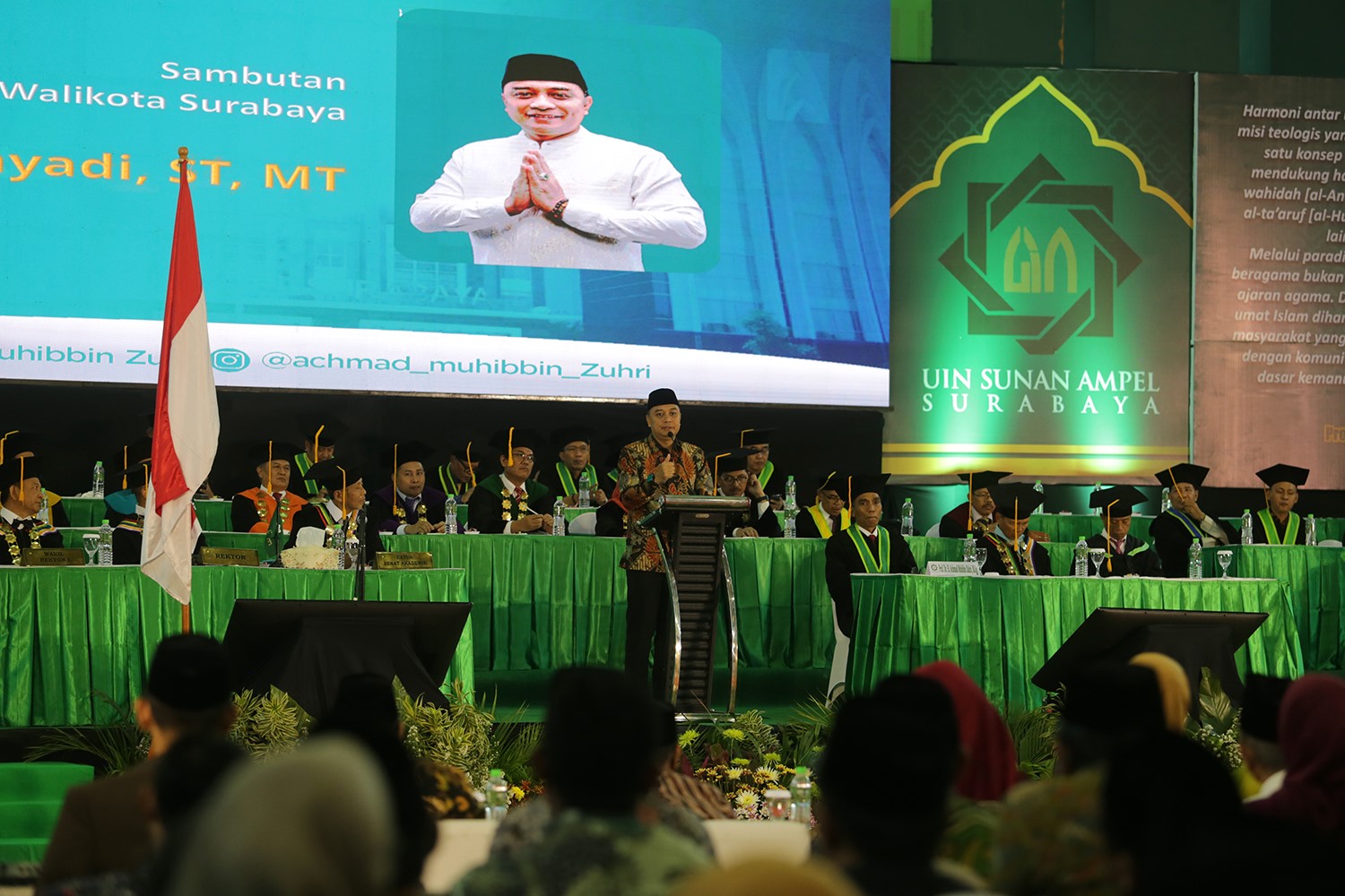 Hadiri Pengukuhan Guru Besar Teologi Islam Kontemporer UINSA, Wali Kota Eri Cahyadi: Ini Ilmu yang Luar Biasa