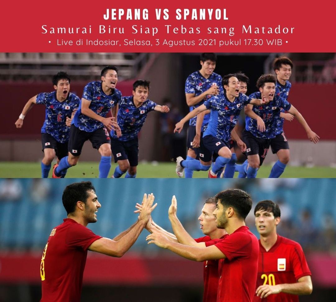 Link Live Streaming dan Prediksi Jepang vs Spanyol: Samurai Biru Siap Tebas sang Matador