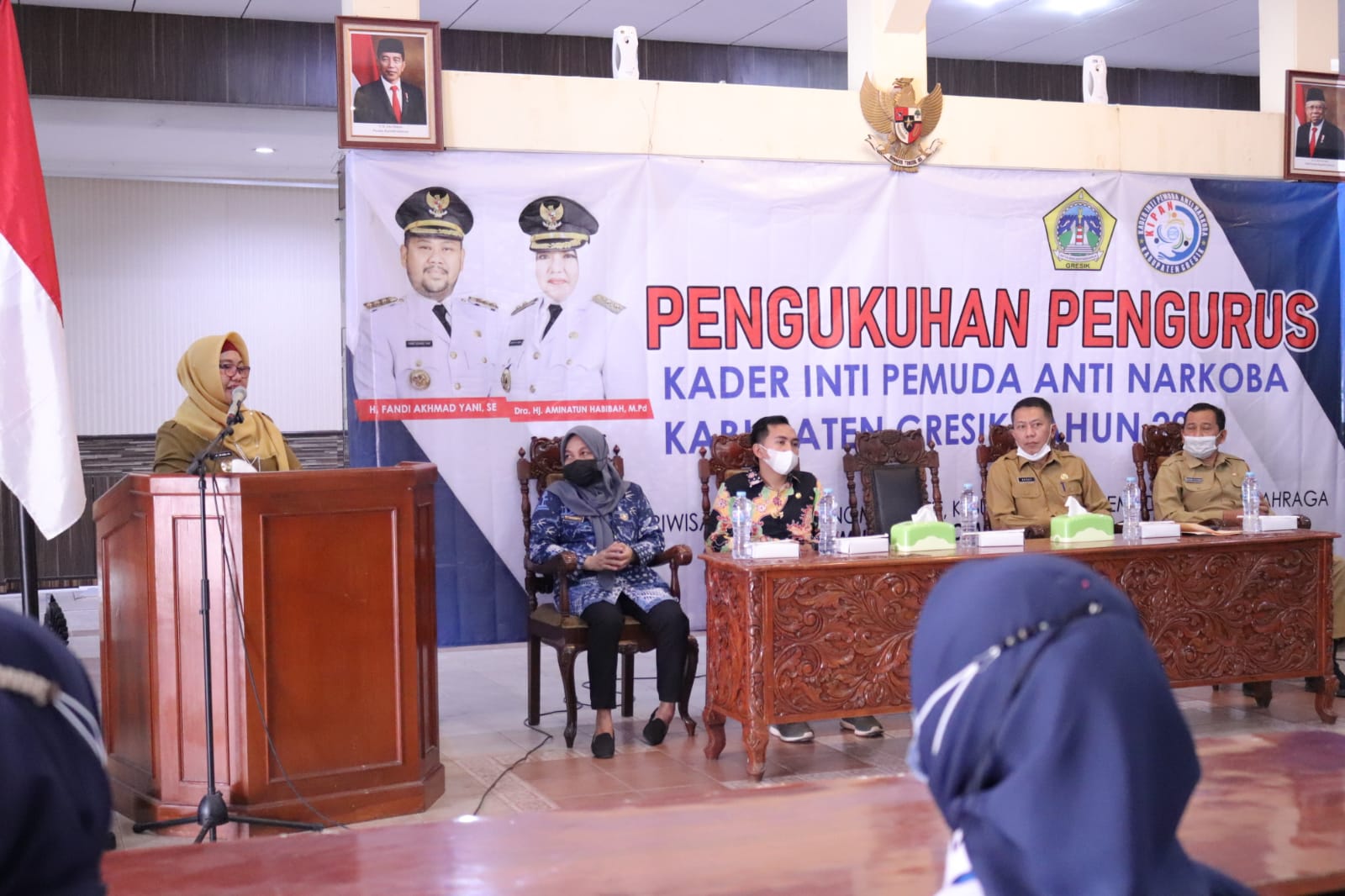 Kukuhkan Pengurus KIPAN 2022-2024, Aminatun Habibah : Terjun Ke Pelosok Desa Lawan Narkoba