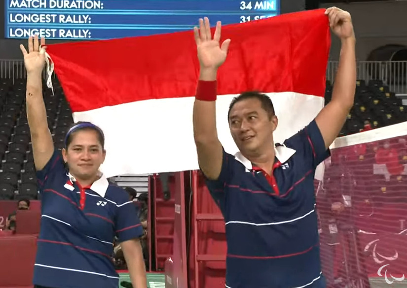 Hary/Leani Sumbang Medali Emas Kedua bagi Indonesia di Paralimpiade Tokyo 2020