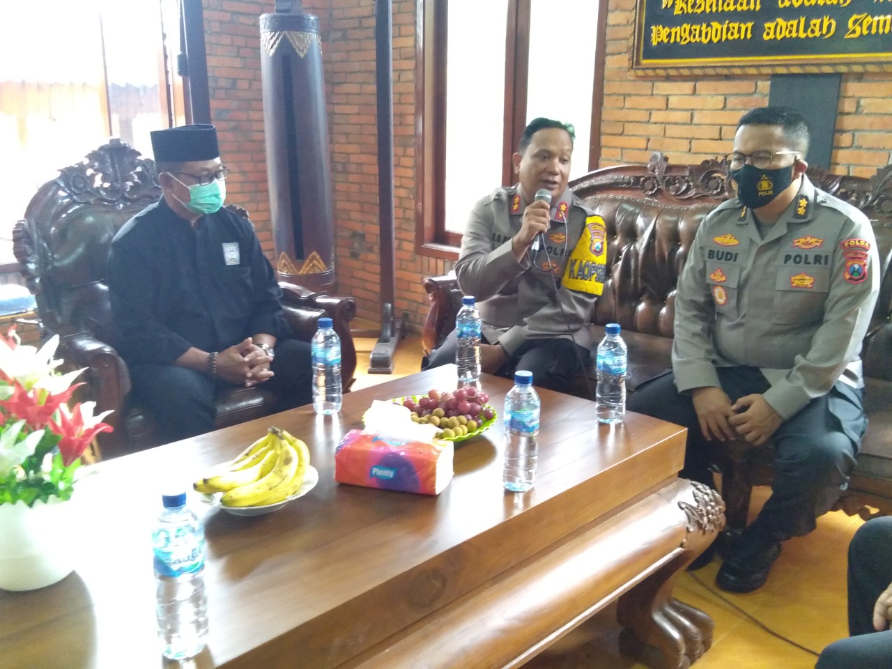 Kapolres Bojonegoro AKBP Eva Guna Pandia Silaturahmi ke Tokoh Agama Dan BKP