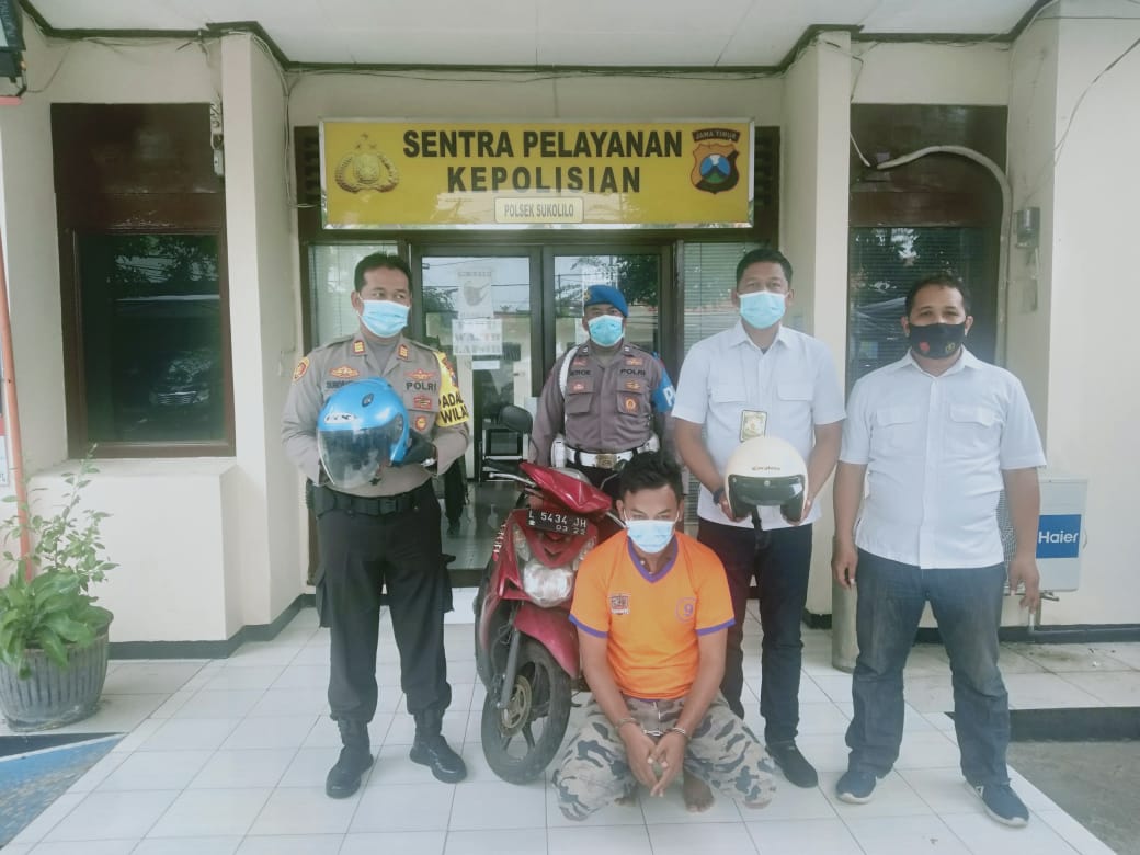 Sebulan Curi Helm di 42 TKP, Pelaku Raup Rp 8 Juta, Dipakai Pijat Plus