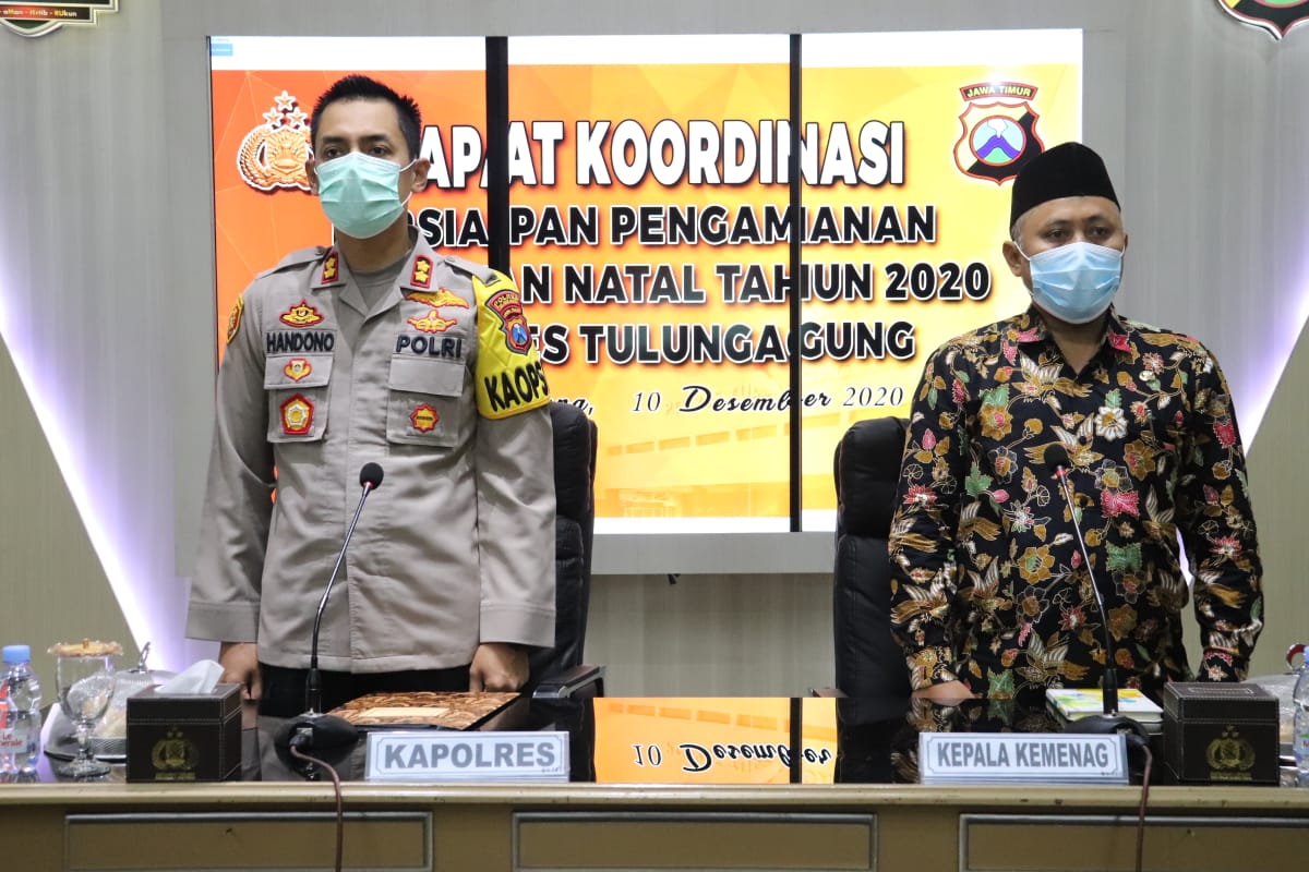 Hasil Rakor Tulungagung Menghadapi Natal dan Tahun Baru 2021