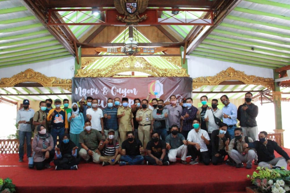Wartawan Dan Wabup Bojonegoro Ngopi Bareng Penuh Keakraban