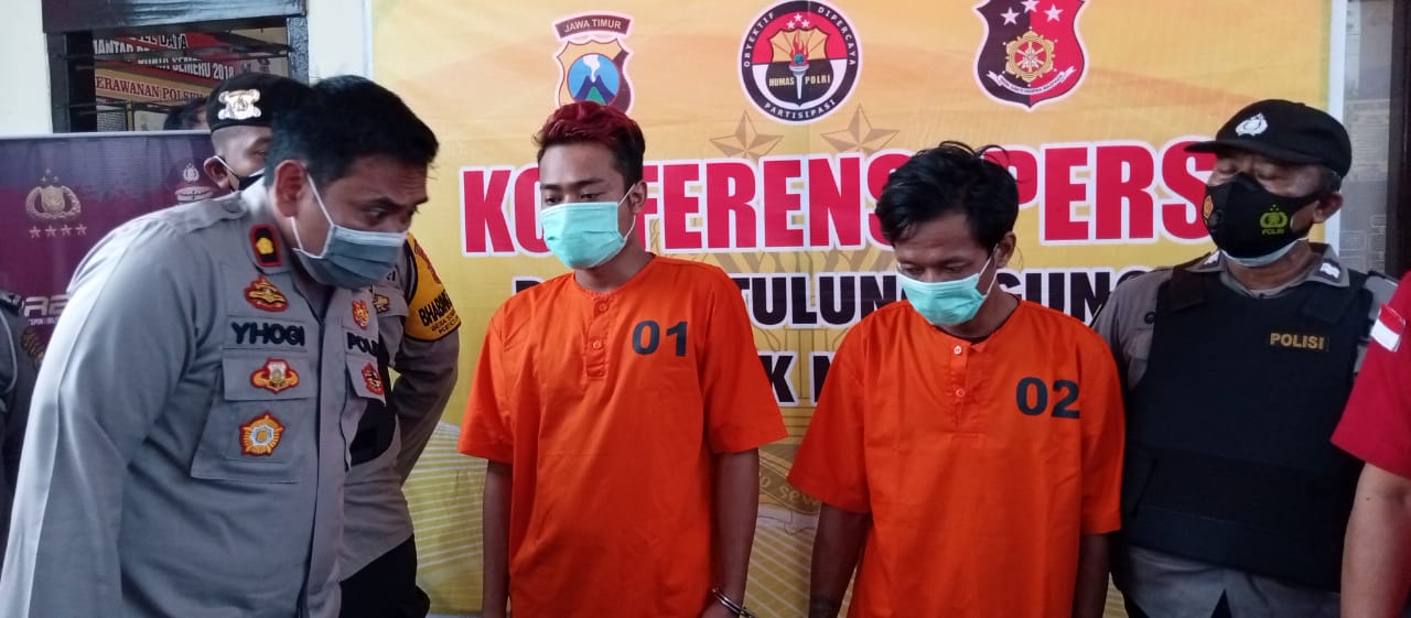 Lah! Dua Pengedar Narkoba di Tulungagung Ini Terjaring Operasi Prokes