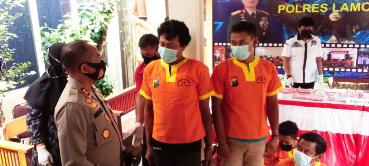 Tangkap Gerandong, Satreskoba Lamongan Amankan Puluhan Gram Sabu