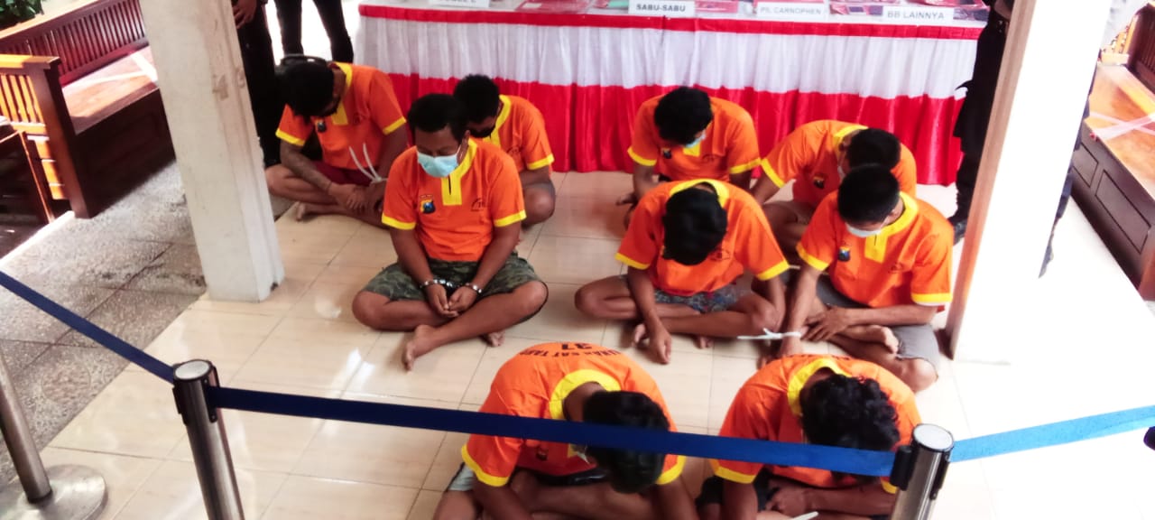Hanya Tiga Pekan, Polres Lamongan Ringkus 11 Tersangka Narkoba
