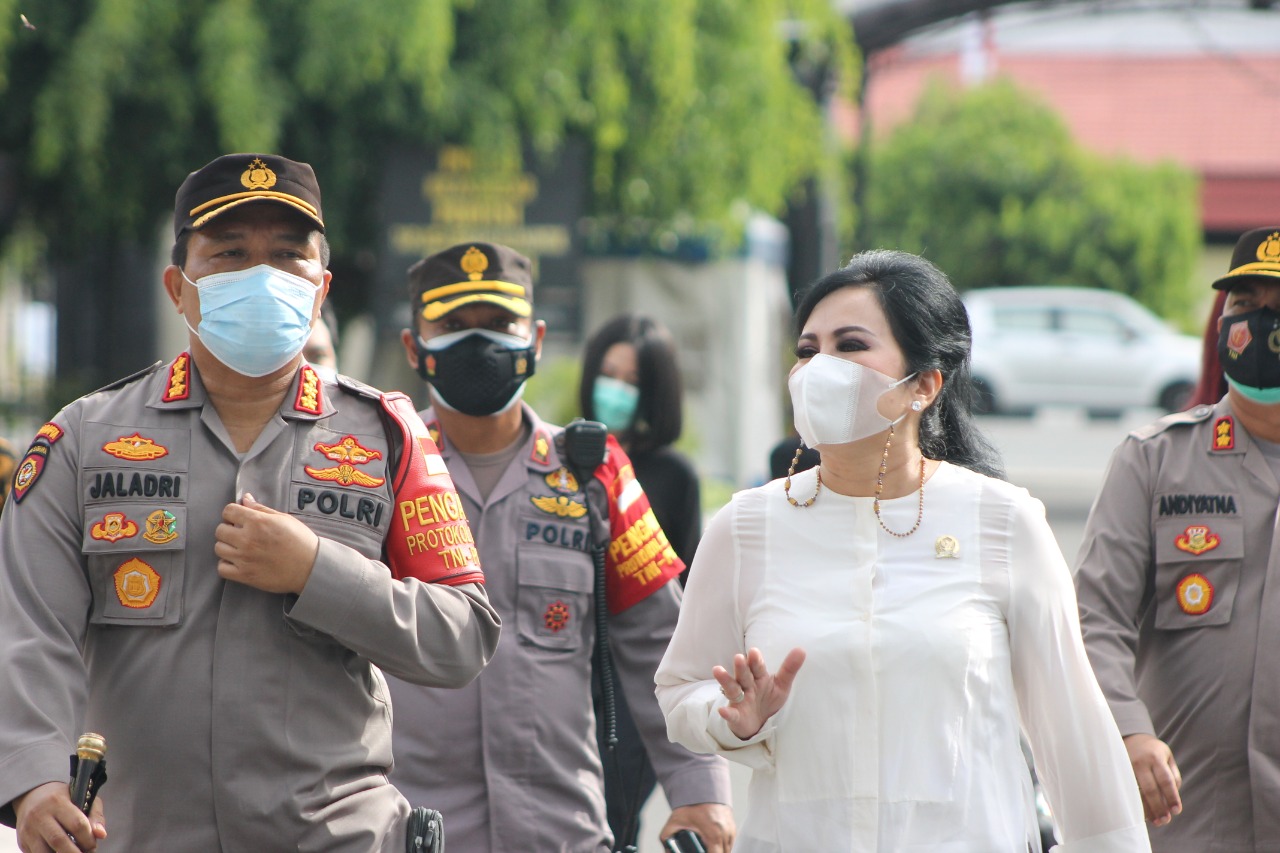 Mapolresta Palangka Raya Terima Kunker Anggota DPR RI