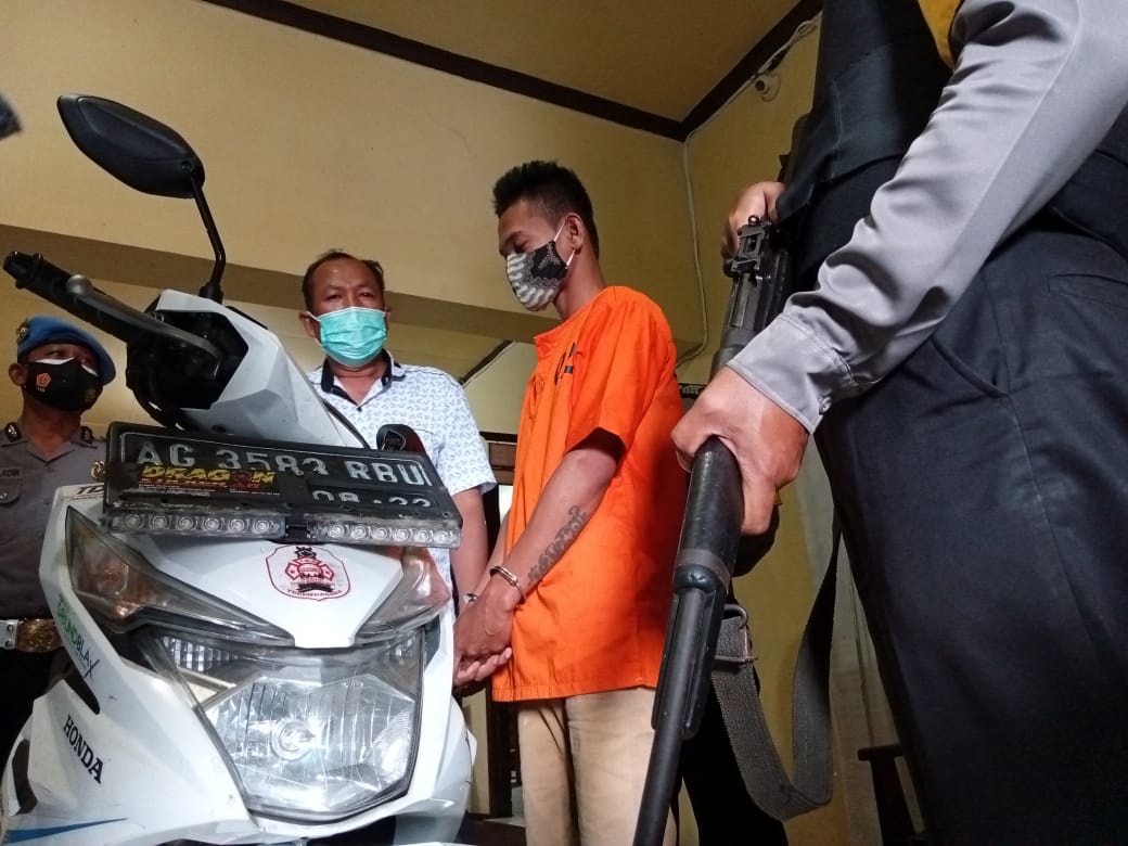 Beraksi Lima Kali, Jambret di Tulungagung Ini Tertangkap karena CCTV