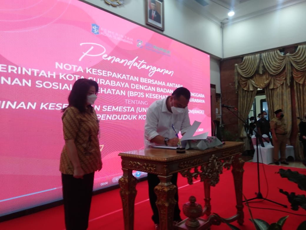 Pemkot Surabaya dan BPJS Sepakat, mulai April Berobat Gratis Pakai KTP