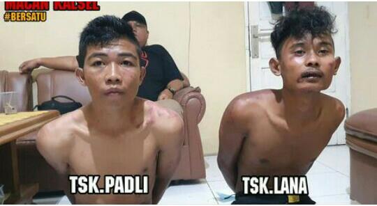 Suka Incar Emak-Emak, Dua Bandit Ditembak Tim Macan Kalsel
