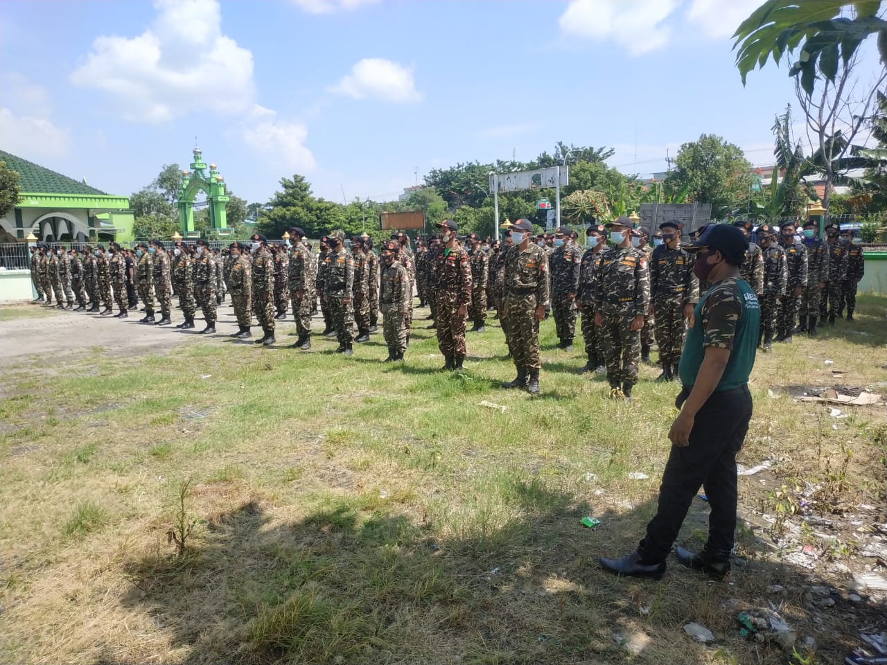 Peserta Kursus Banser Lanjutan Lamongan Membludak