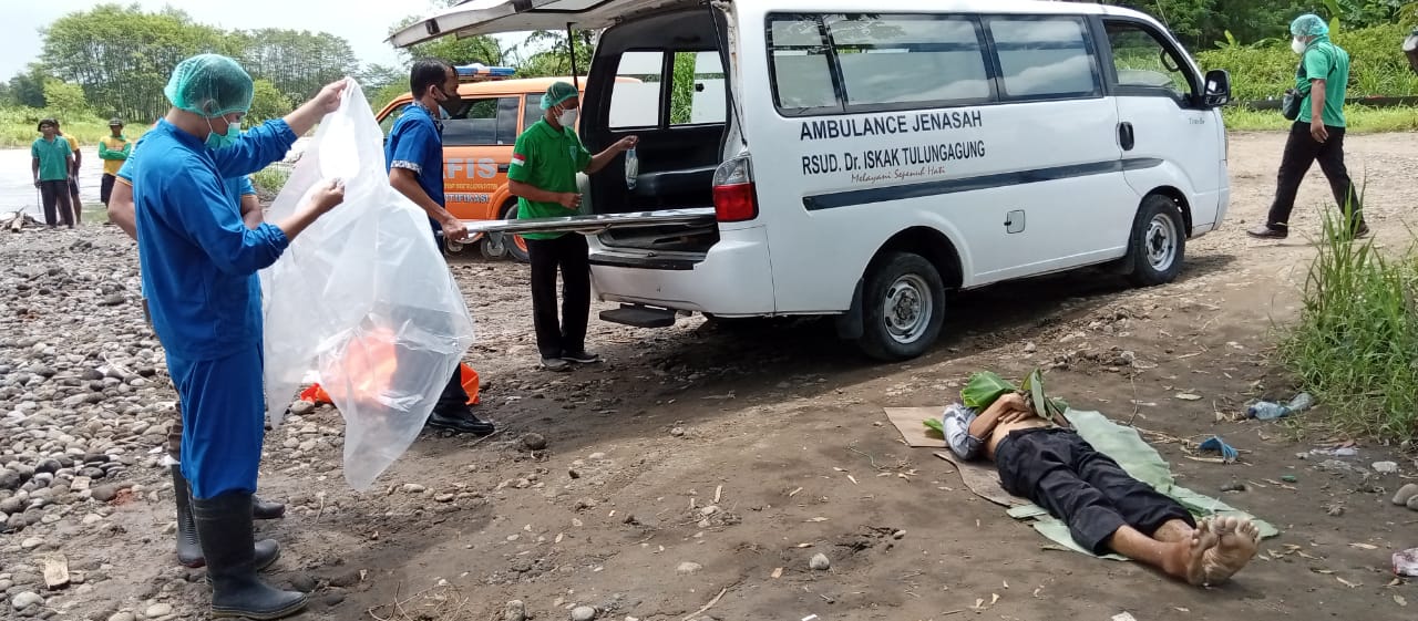 Identitas Mayat yang Nyangkut Kail Pancing di Kali Brantas Masih Gelap